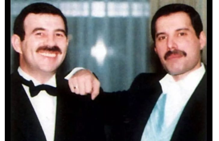 Freddie Mercury and Jim Hutton