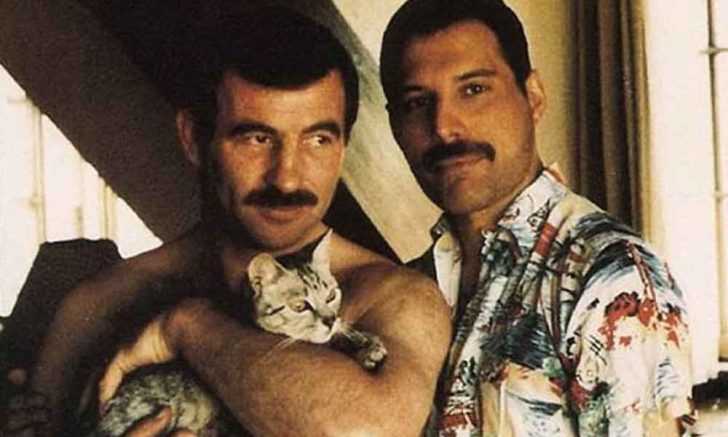 Freddie Mercury and Jim Hutton