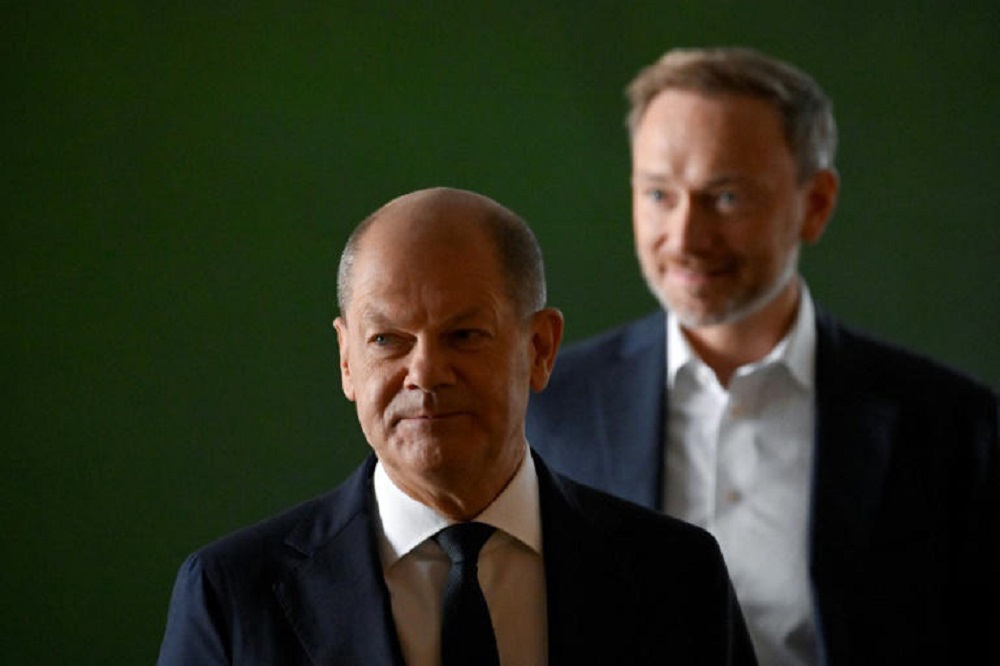 German Chancellor Olaf Scholz fired German Finance Minister Christian Lindner.